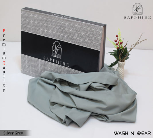 Sapphire Wash N Wear----Silver Grey