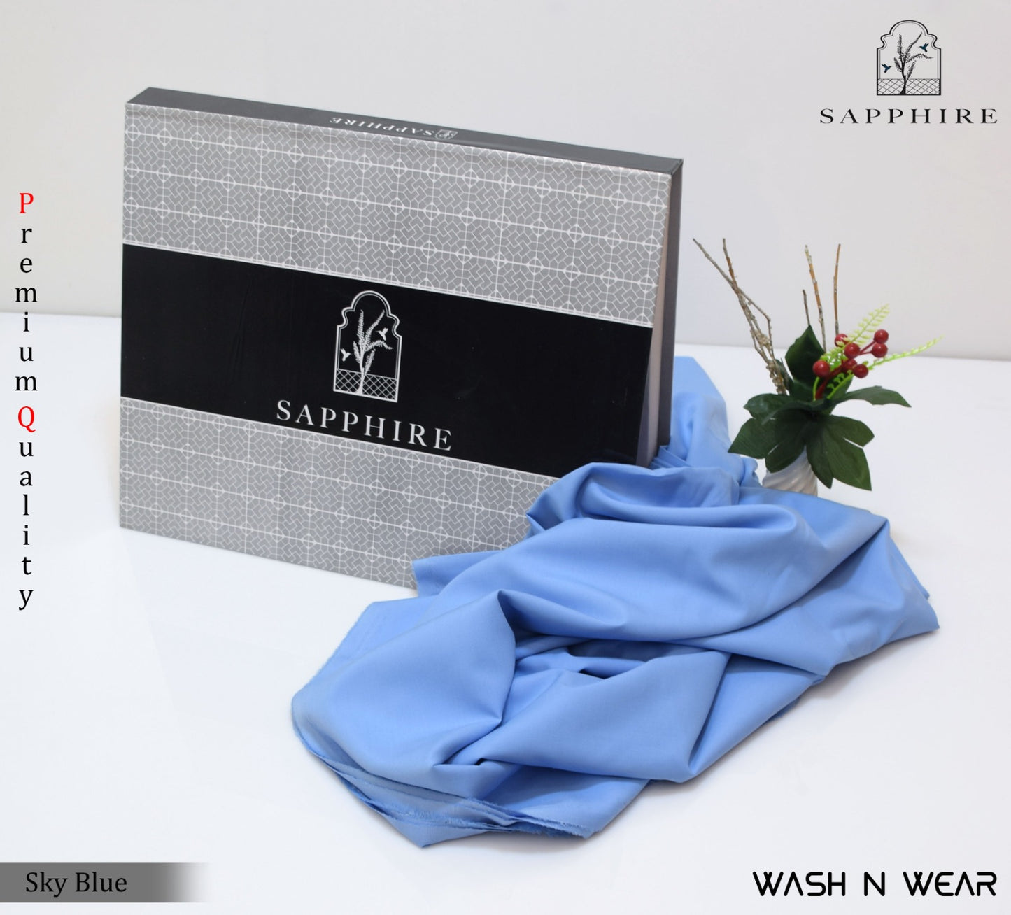 Sapphire Wash N Wear----Sky Blue